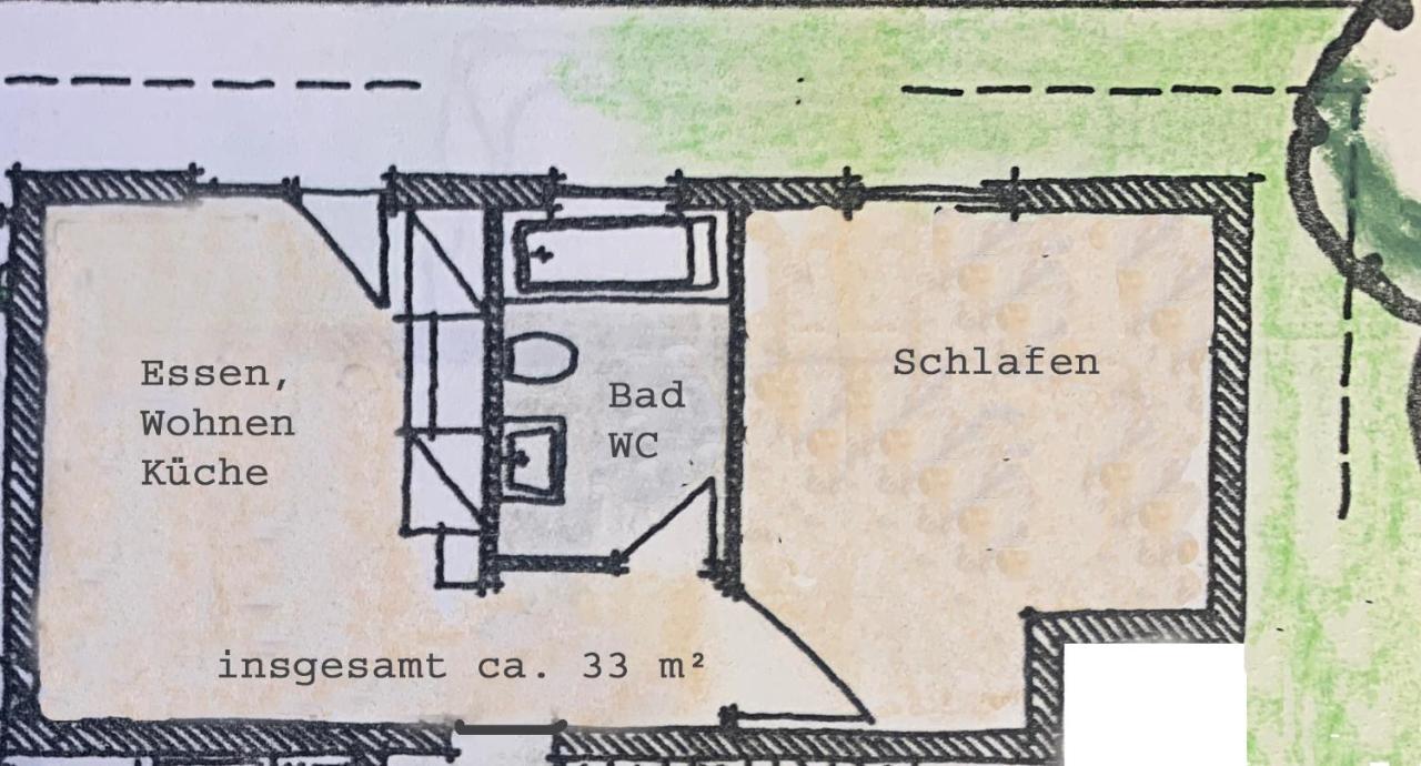 Einladendes Appartement Im Gruenen Fuer 2 Personen Ostrach ภายนอก รูปภาพ